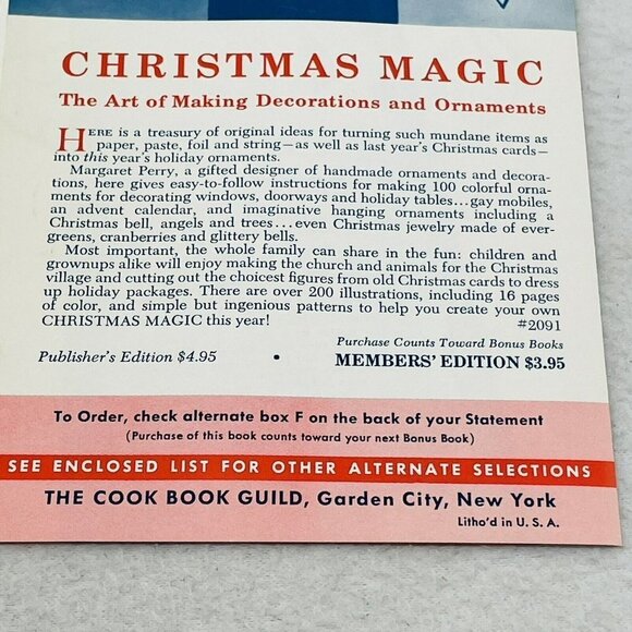 Cookbook News November #2091 Recipe Booklet Christmas French Illustrated Picture - Picture 5 of 5